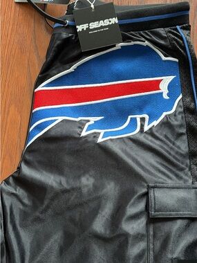 Off Season Buffalo Bills Black Track Joggers